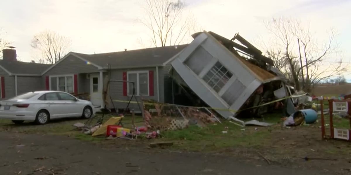 Severe weather causes mobile home to flip [Video]