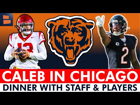🚨ALERT🚨 Caleb Williams Has Dinner With Bears Staff AND Players In Chicago + More NFL Draft Rumors [Video]
