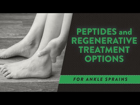 Peptides and regenerative treatment options for an ankle sprain [Video]