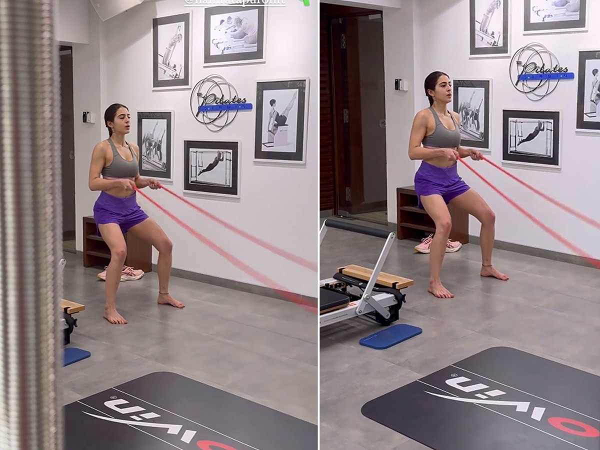 Sara Ali Khans Intense Battle Rope Workout Video Can Be Blur But NOT Her Focus- WATCH
