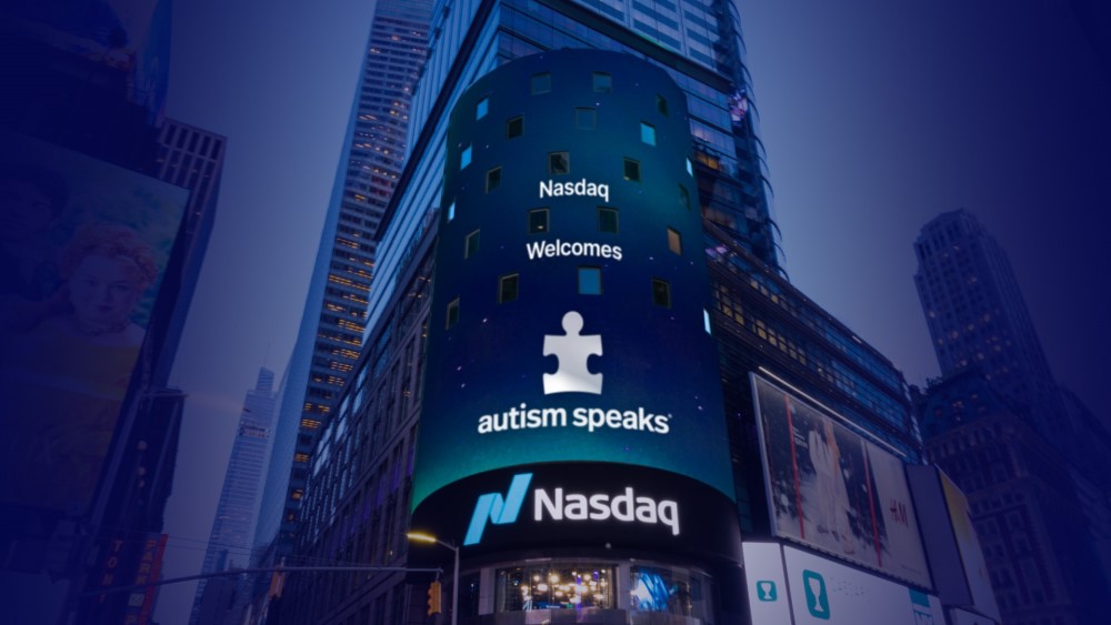Autism Speaks rings the NASDAQ stock market closing bell for World Autism Month [Video]