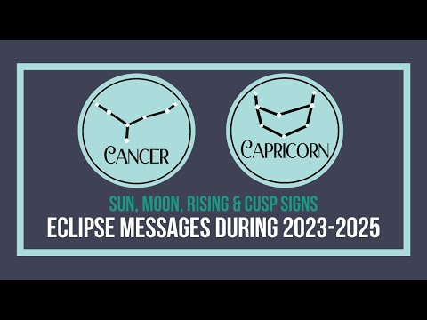 Eclipse season messages for Cancer and Capricorn [Video]