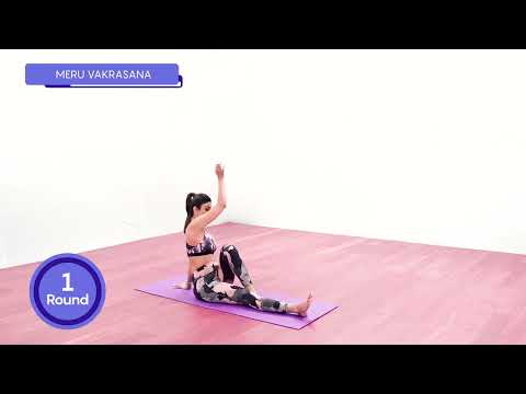 Meru vakrasana | Yoga Asanas for Everybody | Shilpa Shetty – Bollywood Actress [Video]