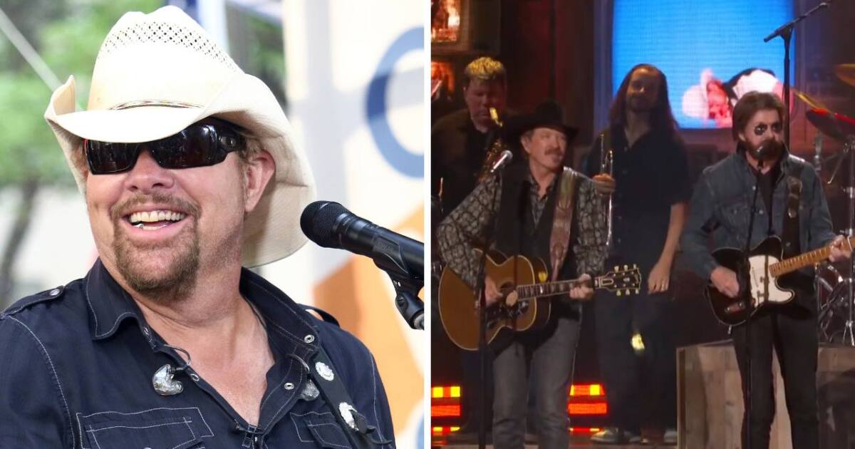 Watch the Toby Keith tribute performance that brought his kids to tears [Video]