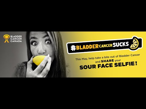 Join in the #BladderCancerSucks Sour Face Selfie Challenge! [Video]