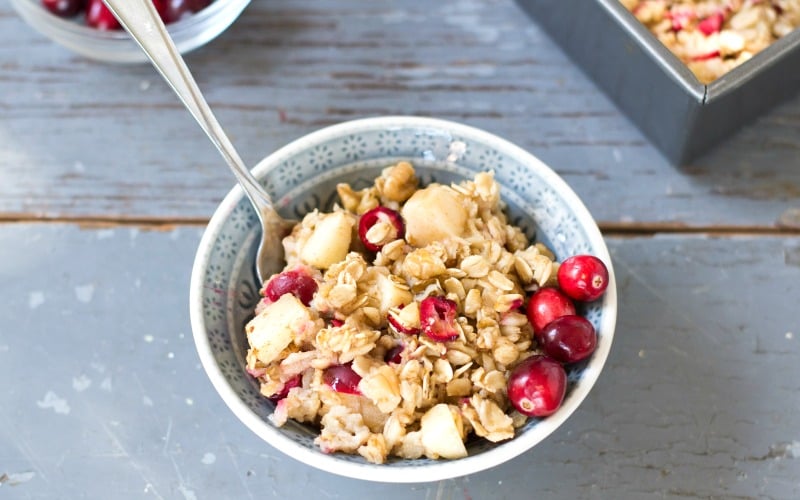 Cranberry Apple Baked Oatmeal – Easy Breakfast Recipe [Video]