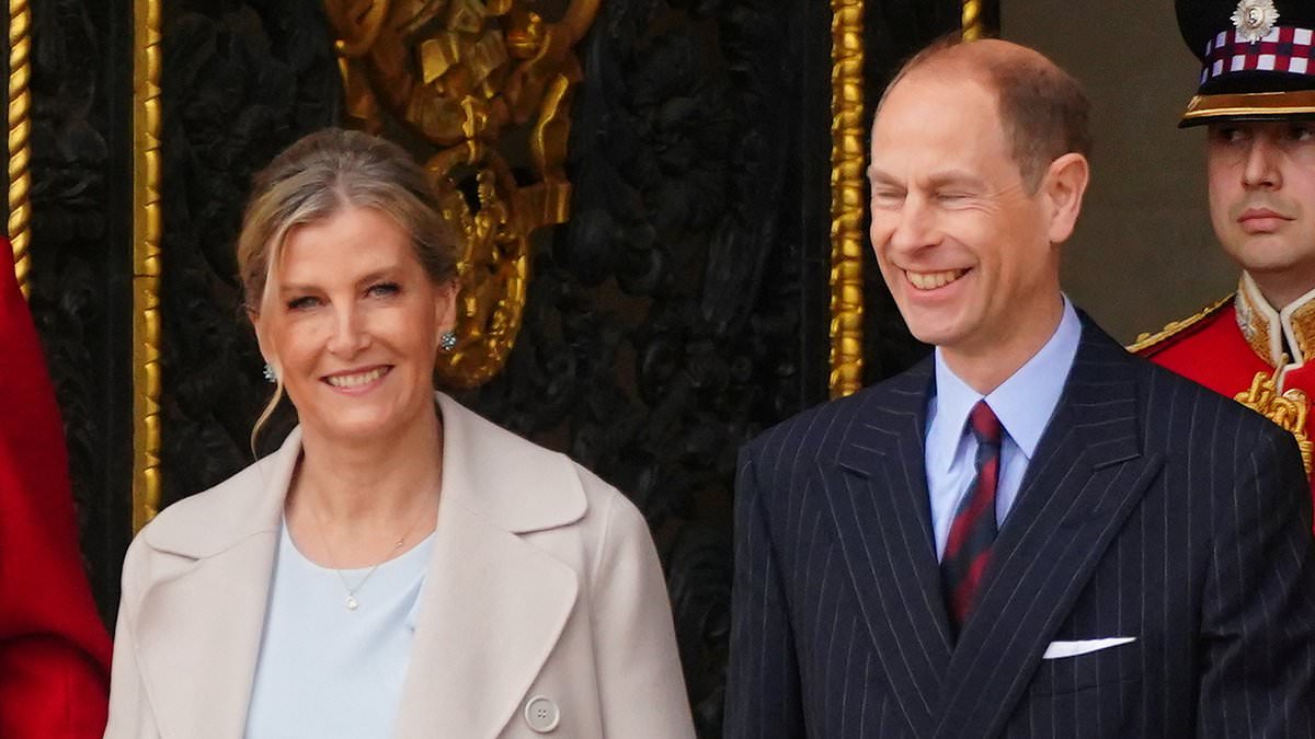 Duke and Duchess of Edinburgh step in for cancer-stricken King Charles as they watch French soldiers guard Buckingham Palace for first time in history on 120th anniversary of the Entente Cordiale [Video]