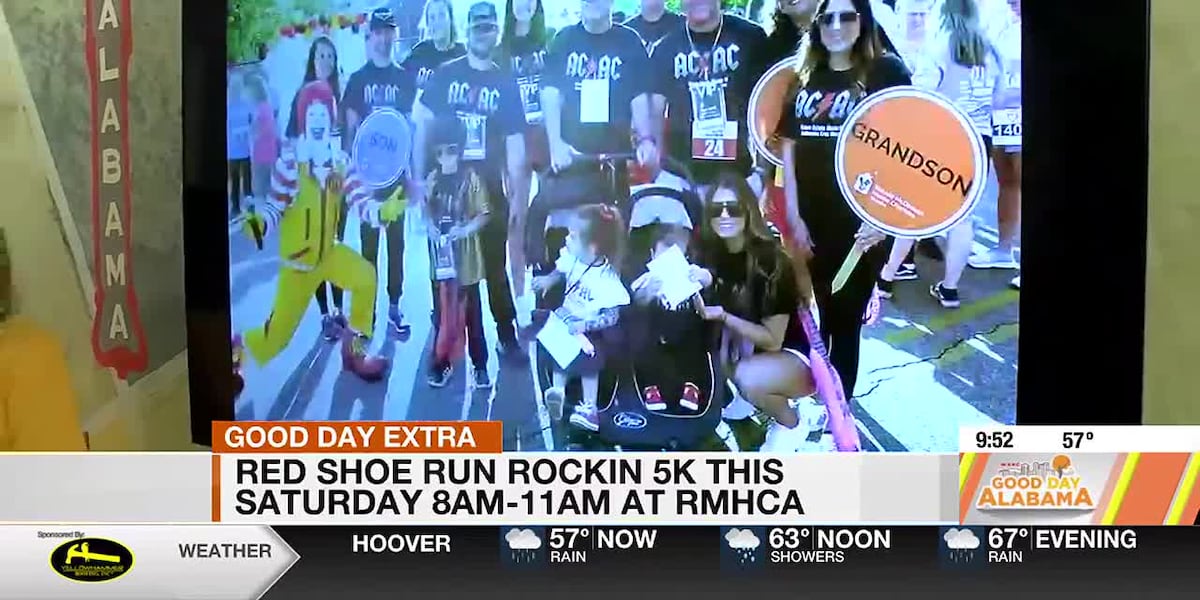 Red Shoe Run Rocking 5K this Saturday from 8 until 11 a.m. at RMHCA [Video]