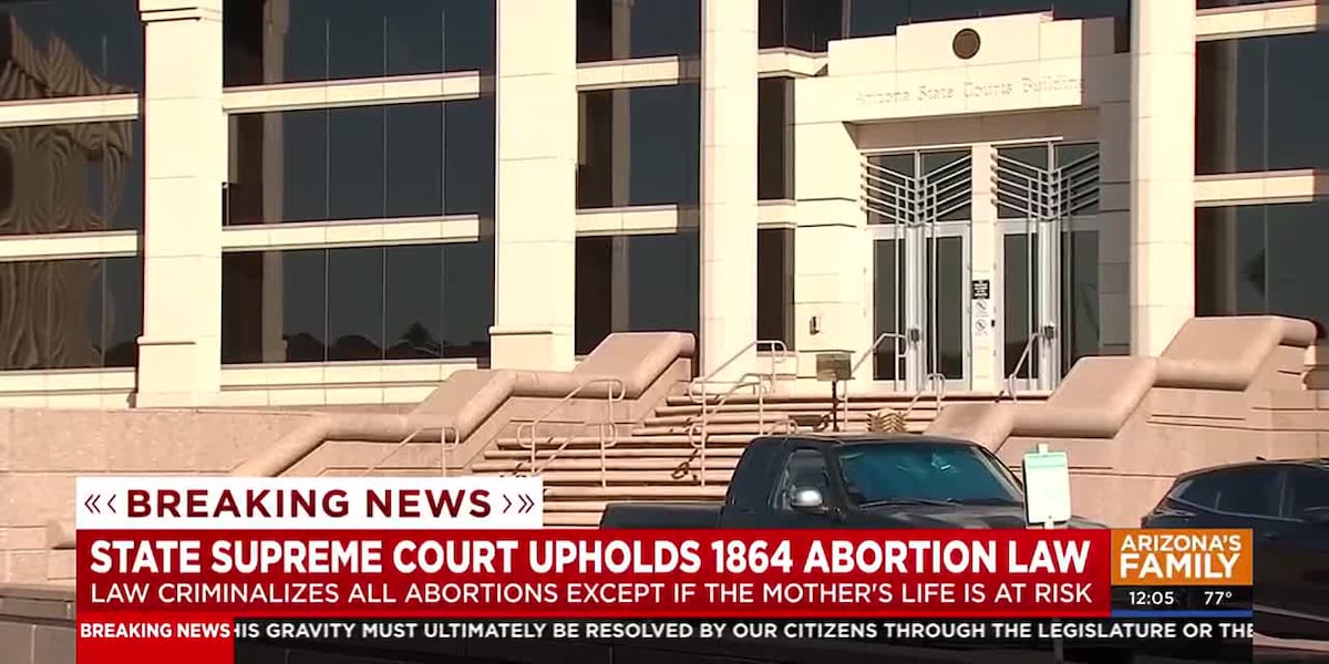 Arizona Supreme Court upholds 1864 abortion law [Video]