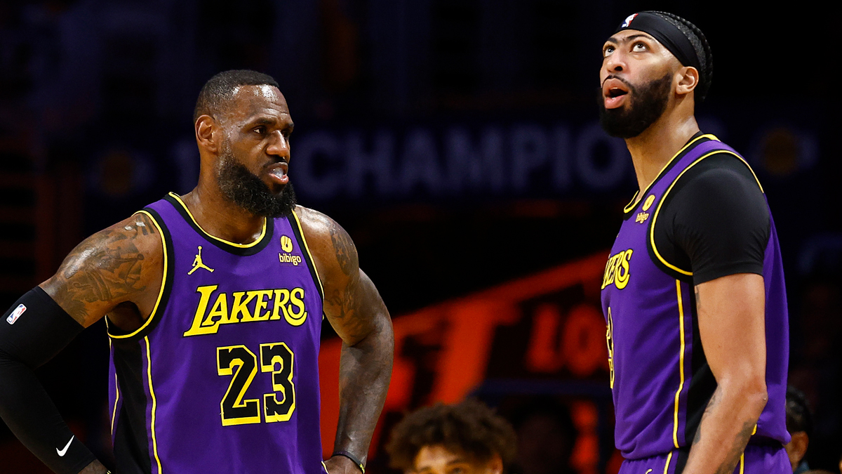 LeBron James in, Anthony Davis out for Lakers vs. Warriors with injury  NBC Sports Bay Area & California [Video]
