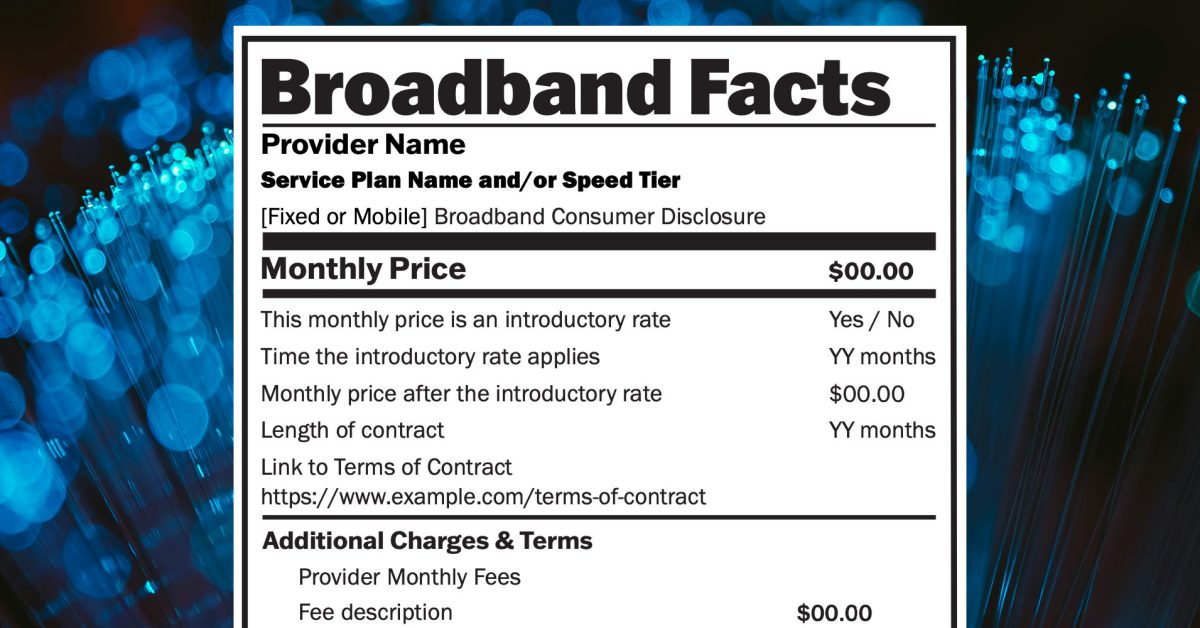 Broadband nutrition labels will reveal real speeds and hidden fees [Video]