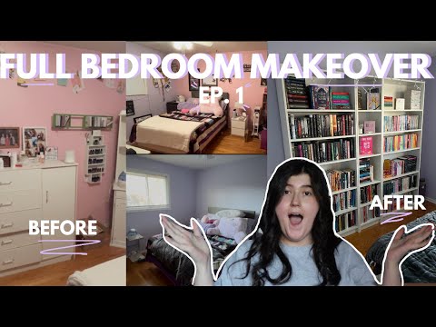 Full Bedroom Makeover Plus Home Library – Episode 1 [Video]