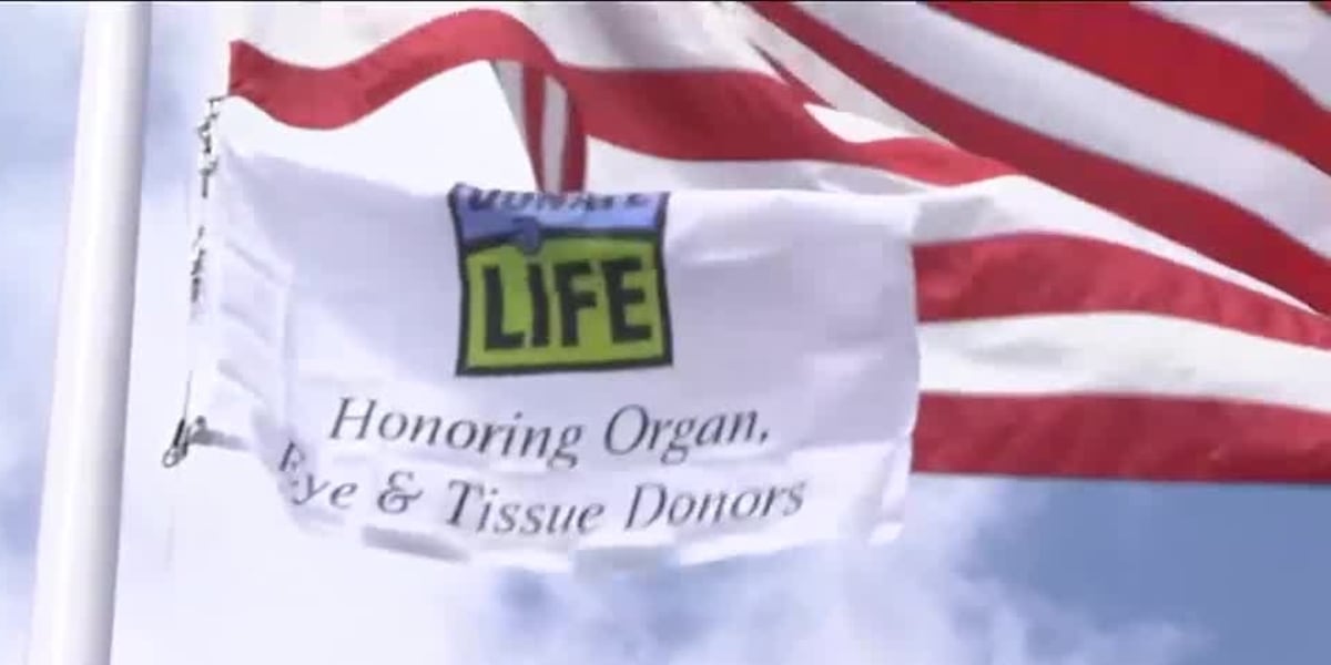Hospitals raise a flag to donate Life [Video]