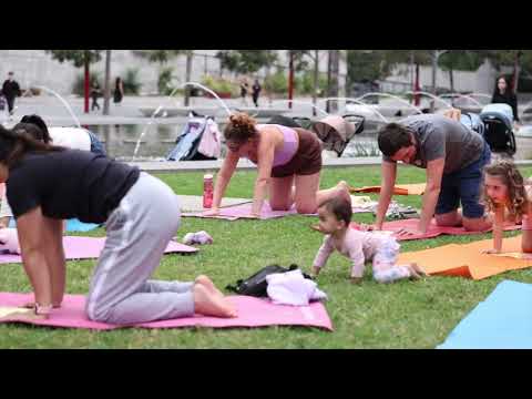 FREE Kids Yoga at Darling Quarter [Video]