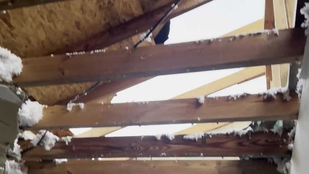 Family shows the damage inside their home following EF2 tornado [Video]