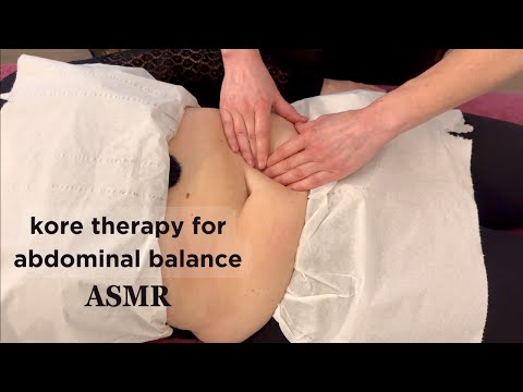 ASMR Kore Therapy for Abdominal Balance | TCM Stomach Massage & Body Repatterning [Video]