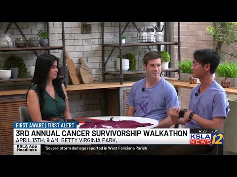 Cancer survivorship walkathon to be held April 13 at Betty Virginia Park [Video]