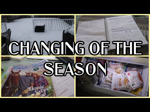 CHANGING OF THE SEASON – FREEZER INVENTORY & MEAL PLANNING – VLOG #2 – GETTING BACK INTO THE GROOVE [Video]