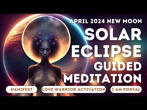 April 2024 Total Solar Eclipse Guided Meditation | New Moon in Aries [Video]