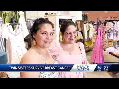 Twin breast cancer survivors model for Celebration of Life in Monterey [Video]