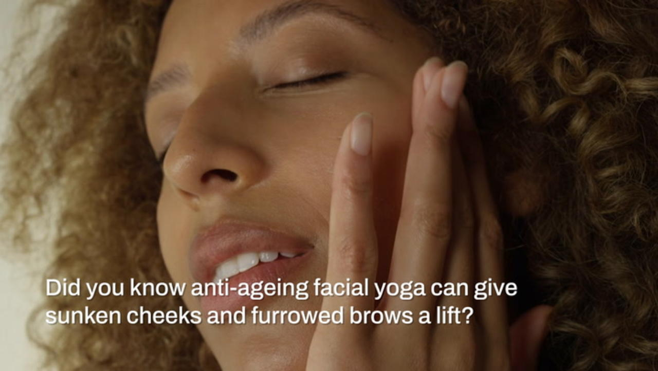 Anti-Ageing Facial Yoga Exercise Tips [Video]