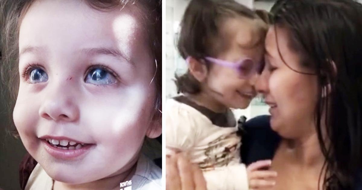 Blind Toddler Sees Mom For The Very First Time in Tear-Jerking Video