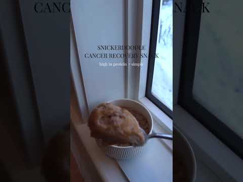 Snickerdoodle Cancer Recovery Snack (recipe in description) [Video]