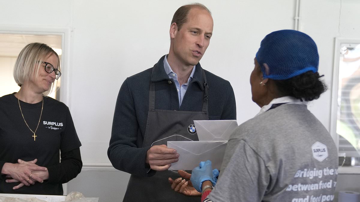 Prince William promises to ‘look after’ Kate after being given get well soon cards for his wife and King Charles – as well-wishers come out to support his first engagement since her cancer announcement [Video]
