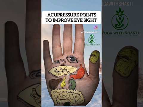 One Miraculous Acupressure Point to improve Eyesight, Dry eyes, Cataract, Myopia      [Video]