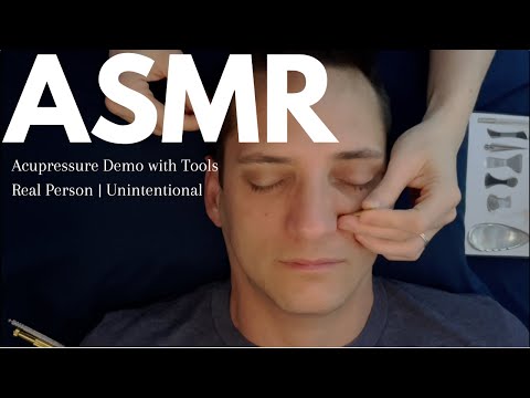 [Real Person | Lofi ASMR] Acupressure Techniques using Teishin and Shonishin Tools (LOFI) ft. Tom 💜 [Video]