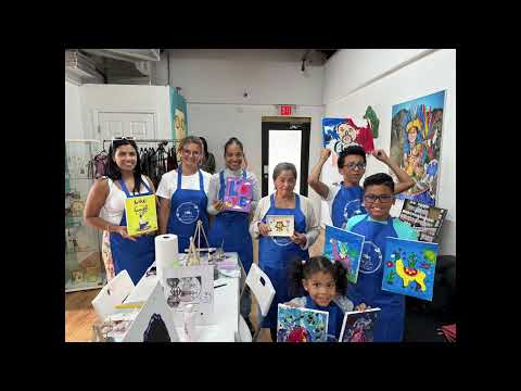 Painting Party at Dip’N Blue/Painting Party/Painting Art-Therapy/Arte-Terapia [Video]