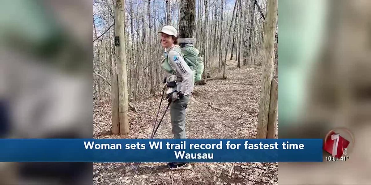 Woman sets WI trail record for fastest time [Video]