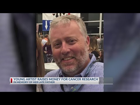Young artist raises money for cancer research [Video]