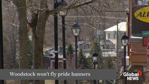 Woodstock, N.B., wont fly pride banners during upcoming events [Video]