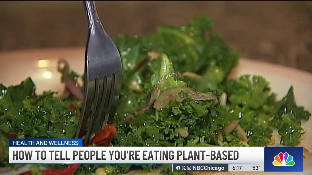 Tips on how to tell people youre adhering to a plant-based diet  NBC Chicago [Video]
