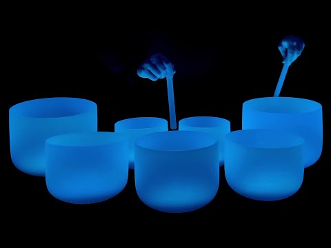 Purify Energy With Crystal Singing Bowls 🔵 Remove Negativity [Video]