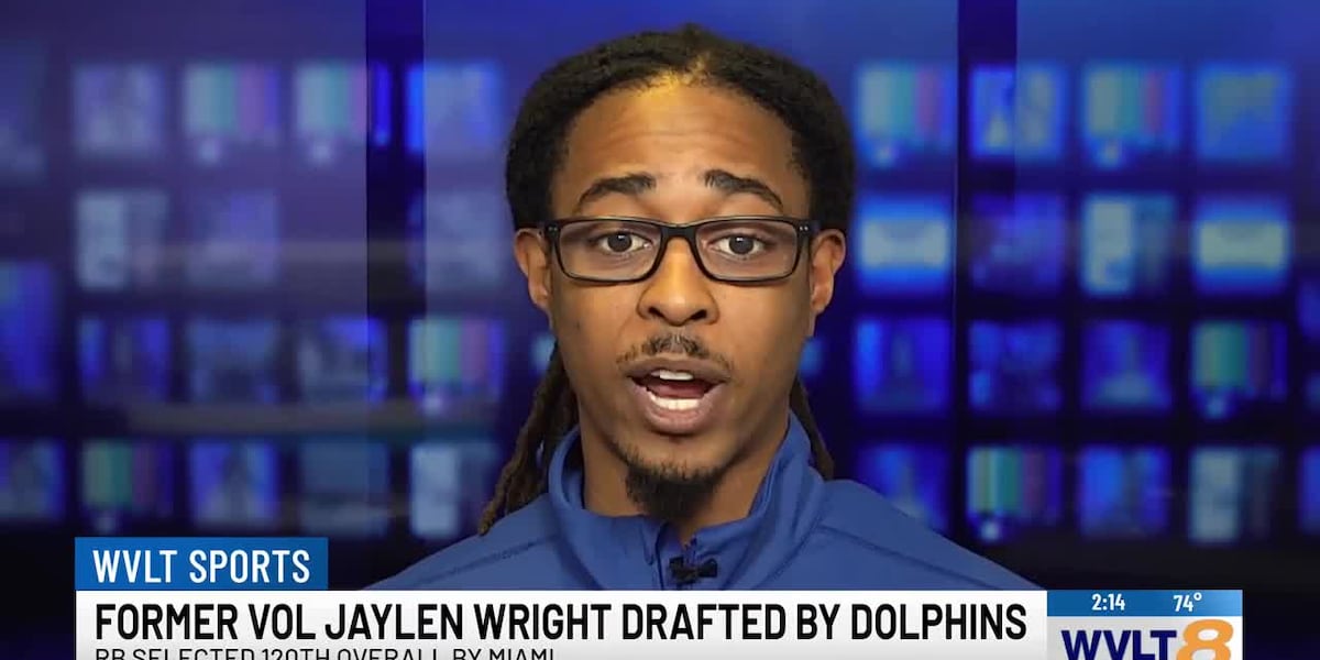 Jaylen Wright selected by Miami Dolphins in fourth round of NFL Draft [Video]