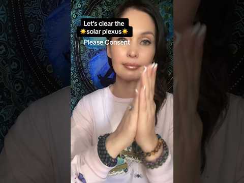This is a solar plexus clearing, using a smoky quartz, crystal and Reiki ASMR energy#shorts [Video]