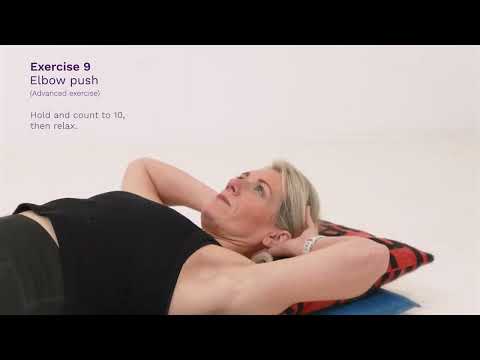 Exercise 9 – Elbow push (advanced exercise) [Video]