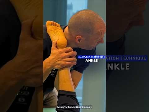 Effective Ankle Manipulation for #AnklePain Relief [Video]