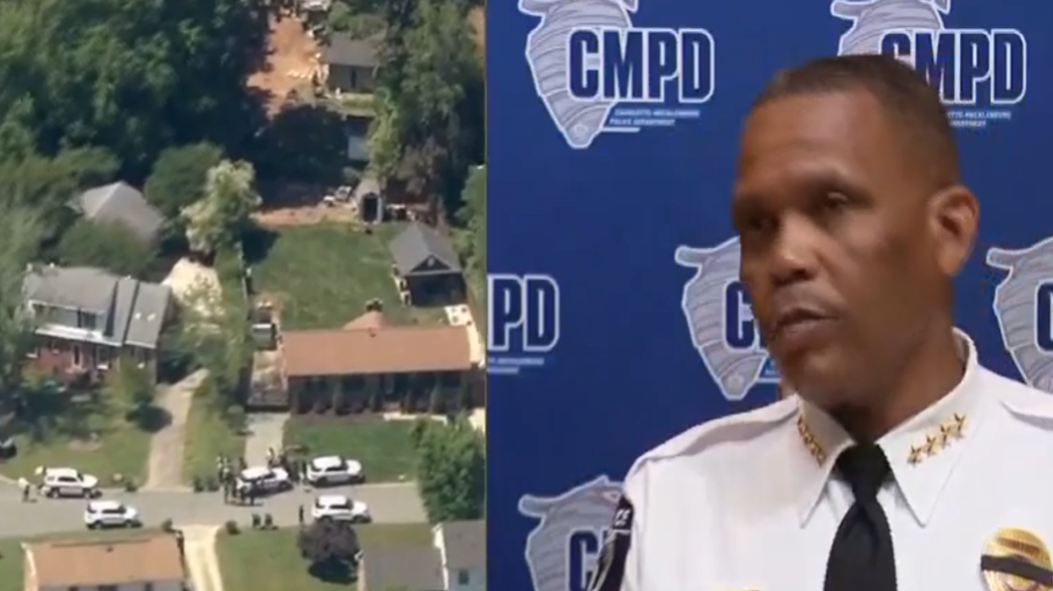 Charlotte police chief talks about tragic loss after officers killed [Video]