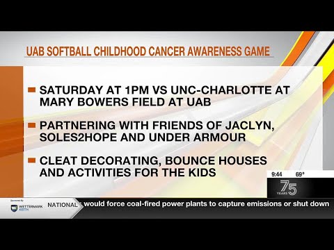 UAB Softball’s Childhood Cancer Awareness game on Saturday [Video]