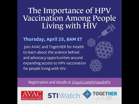 The Importance of HPV Vaccination Among People Living with HIV [Video]
