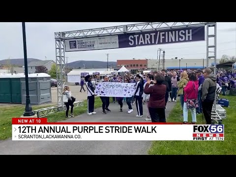 12th Purple Stride Walk raises over $98k for pancreatic cancer research in NEPA [Video]