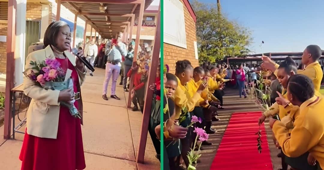 Limpopo Learners Throw Emotional Farewell Party for School Principal, Video Touches Mzansi