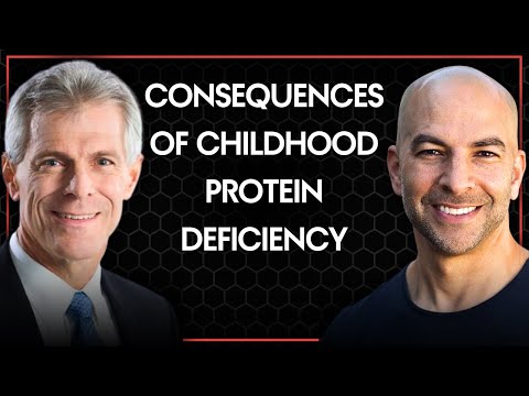 Consequences of protein deficiency in childhood | Peter Attia and Don Layman [Video]