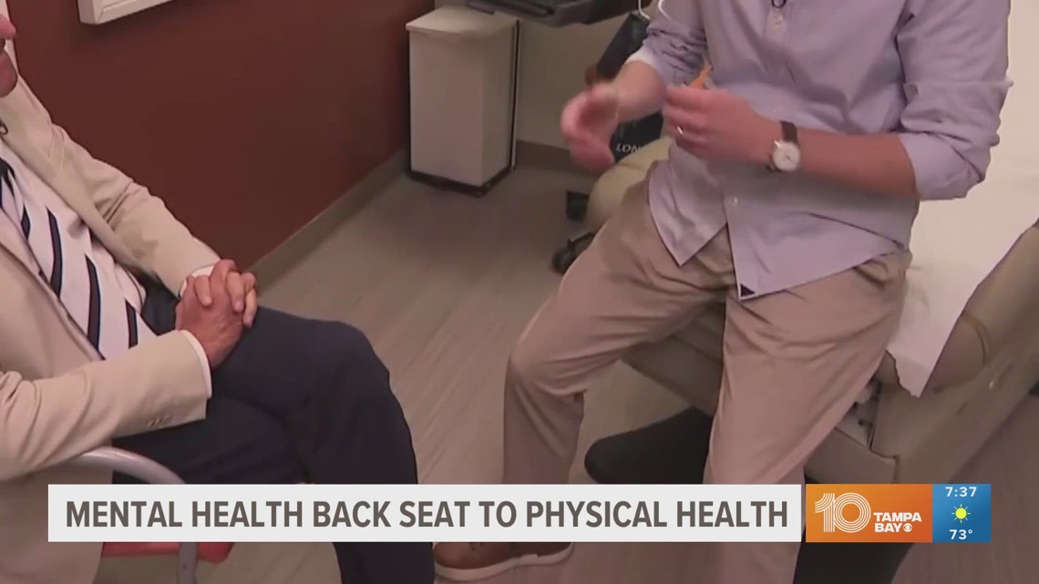 Study: Mental health treatment takes a back seat to physical health [Video]