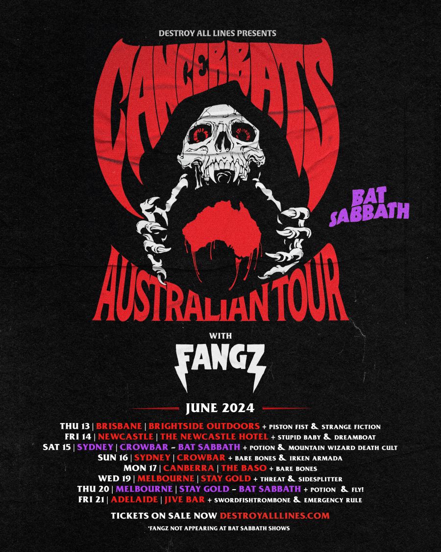 CANCER BATS announce support acts for upcoming National Tour – [Video]