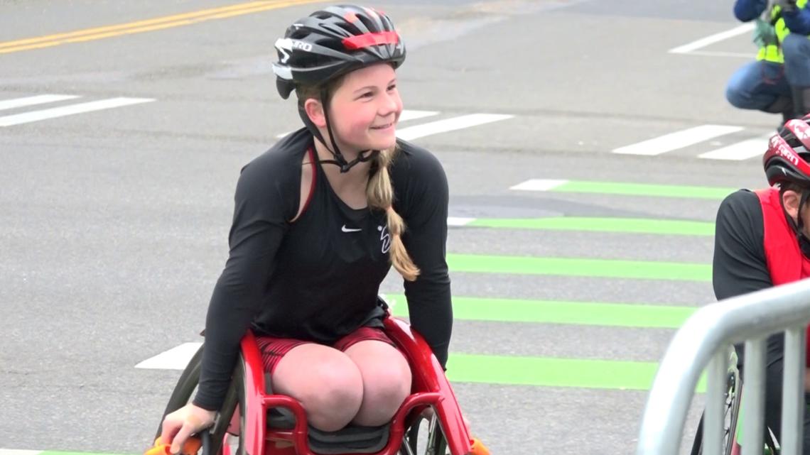 Meet a Hayden preteen competing in her second Bloomsday wheelchair race [Video]