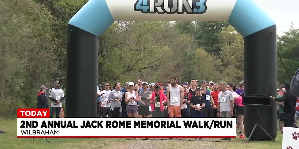 Annual Jack Rome Memorial Walk/Run kicks off in Wilbraham [Video]